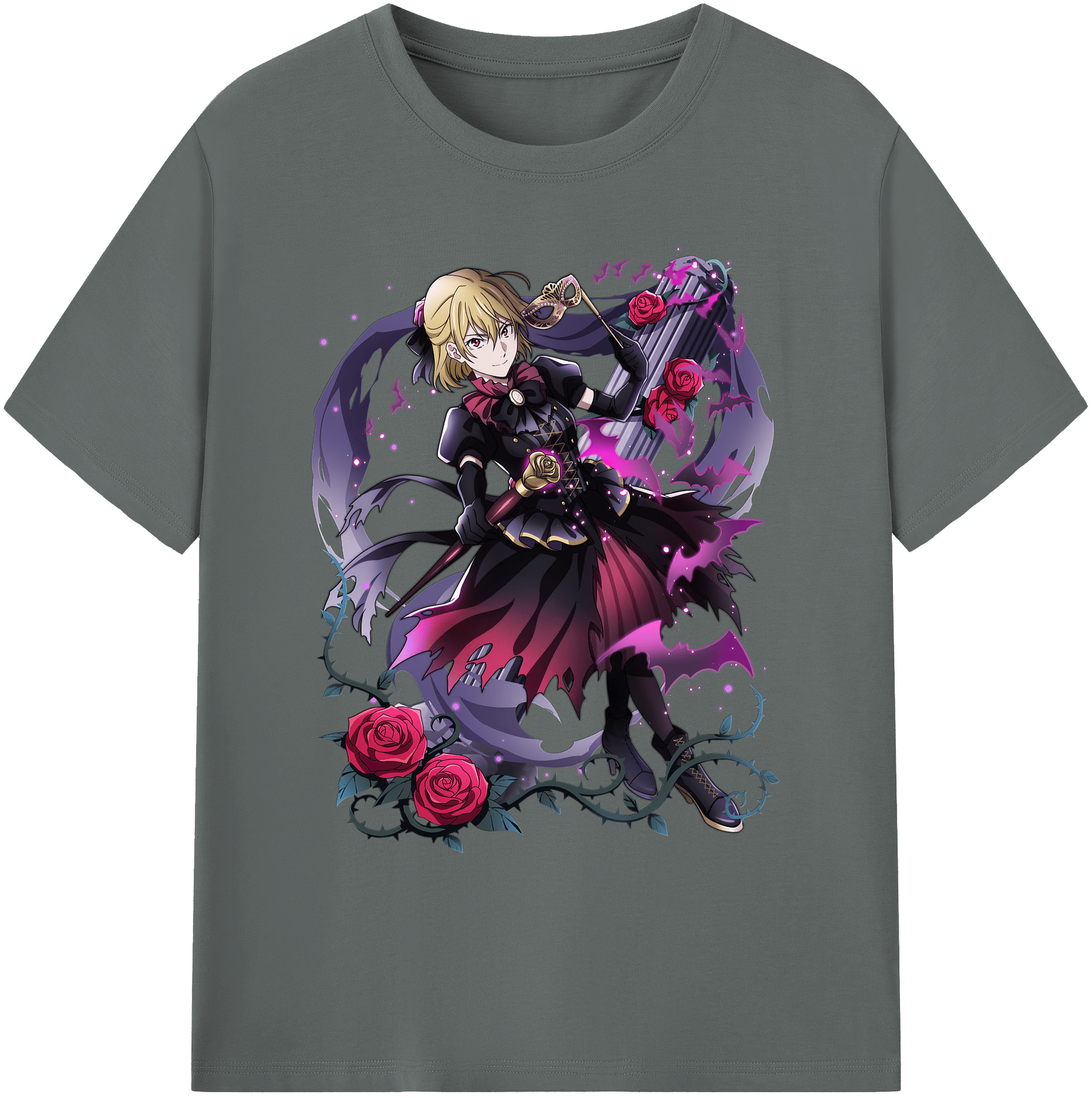 （画像用） 文豪ストレイドッグス Bungo Stray Dogs 綿100％ メンズ半袖Tシャツ｜肌触りやわらか＆通気性